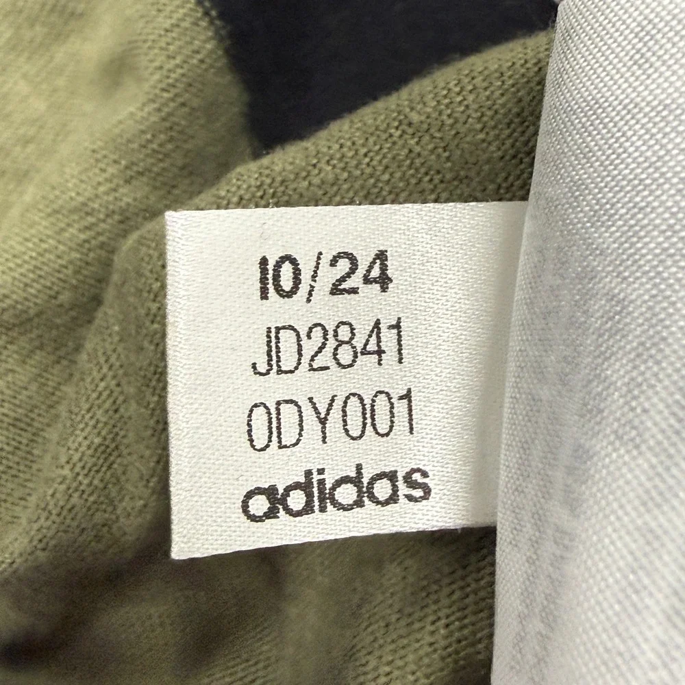 Adidas Skateboarding Shmoofoil Rugby Shirt Men L Rugby Striped Quarter Zip Green